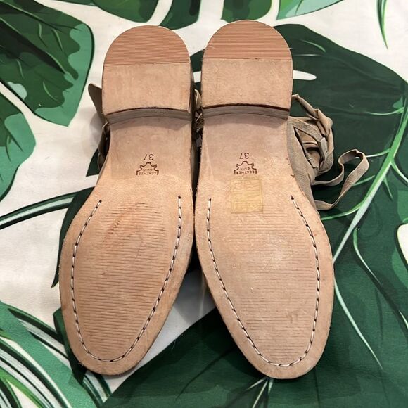 Free people, soft tan, leather ankle boots - Picture 4 of 6